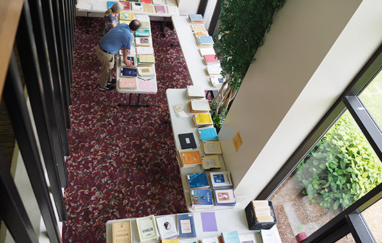 Music Library from overhead