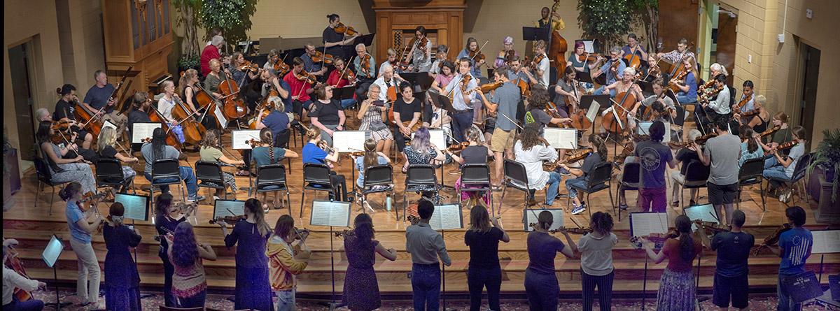 string group playing mendelssohn octet